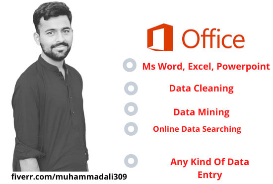 I will do data entry, internet research, and email handling