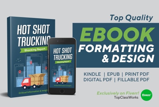 I will do ebook formatting,ebook design for pdf,epub,lead magnet,kindle