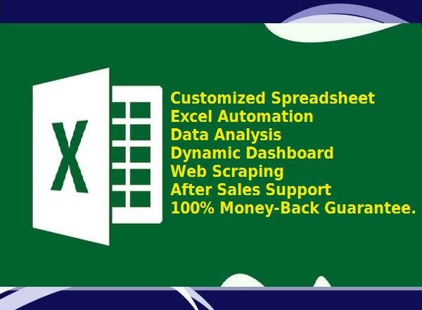 I will do excel spreadsheet excel vba macros formulas xl automation