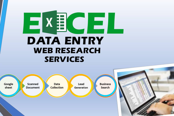 I will do fast excel data entry and web research