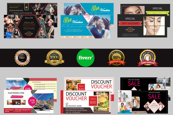I will do gift card, gift voucher, invitation card, loyalty card, and business card