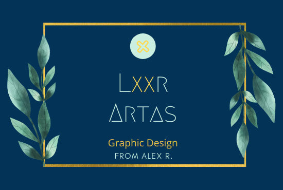 I will do graphic design work for anything you need professionally