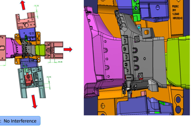 I will do injection mould design