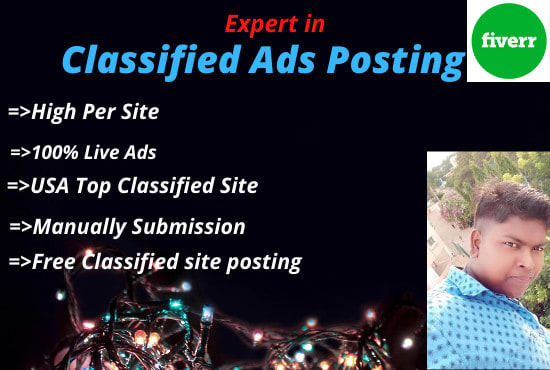 I will do live classified ads posting in USA