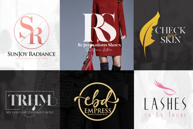I will do luxury fashion clothing jewelry beauty brand logo