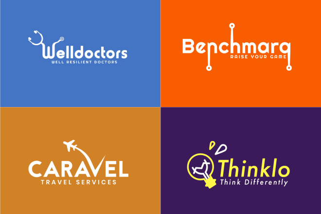 I will do modern minimalist business logo creation