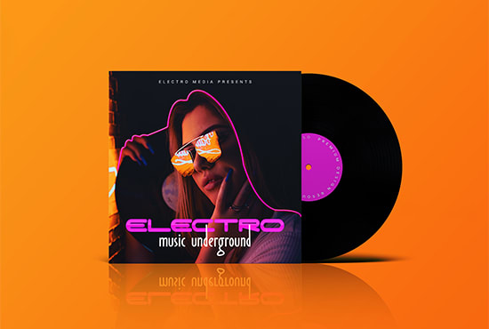 I will do music album cover design