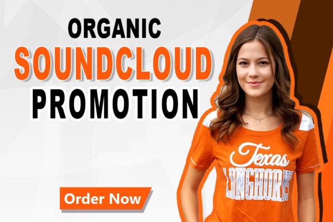 I will do organic soundcloud promotion for tracks