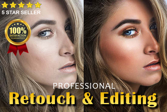 I will do photo retouching and photo editing