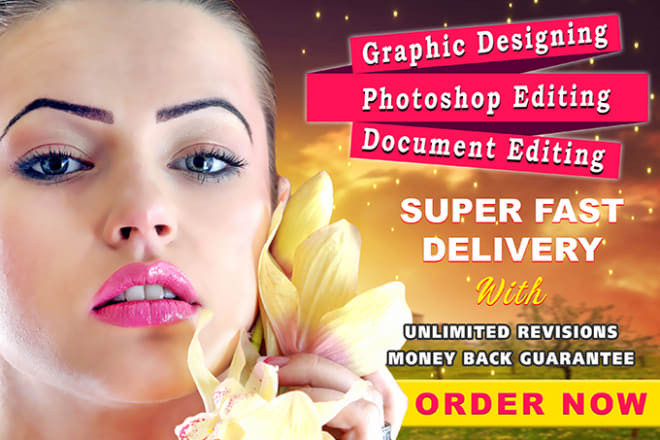 I will do photoshop editing, photo retouching fast