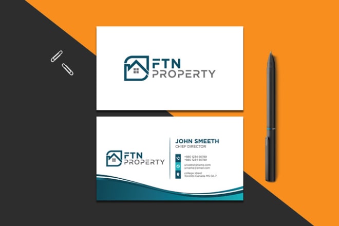 I will do professional business card design