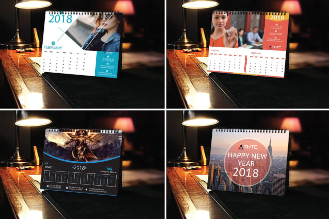 I will do professional full page or desk calendar design