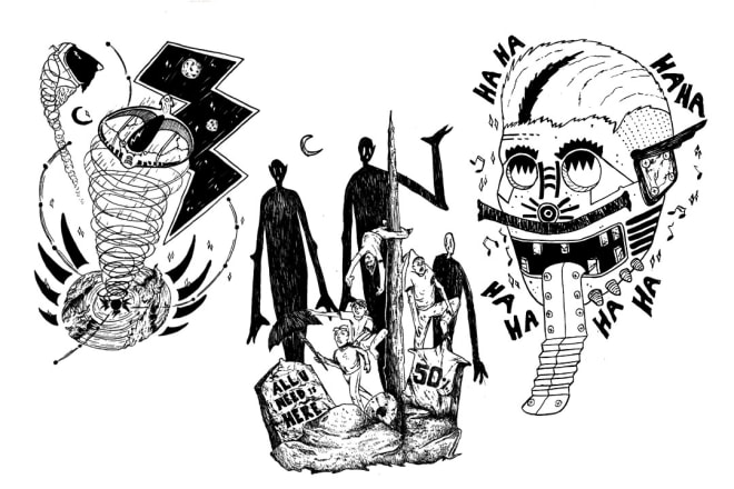 I will do quick sketch for a concept art