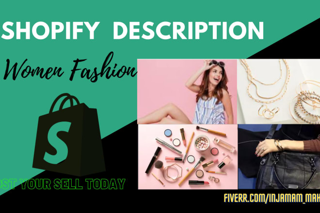 I will do SEO shopify description jewelry, clothing, beauty items