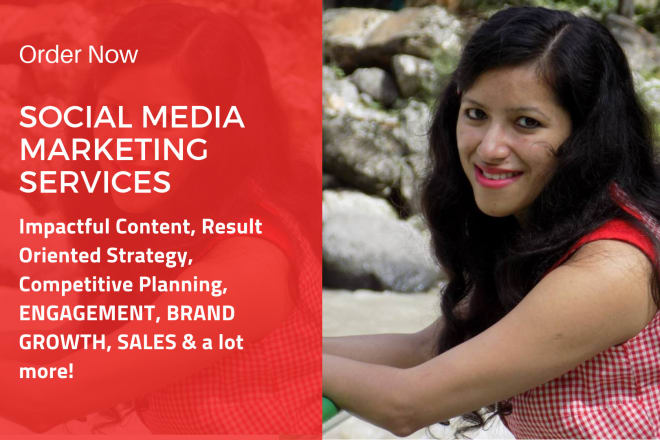 I will do social media manager, social media marketing, social media post