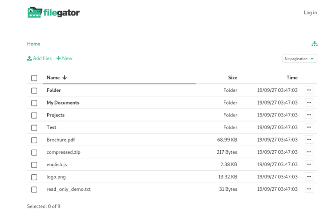 I will do the installation of filegator PHP filemanager