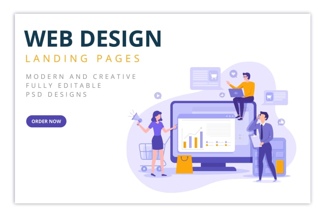 I will do website design or PSD website