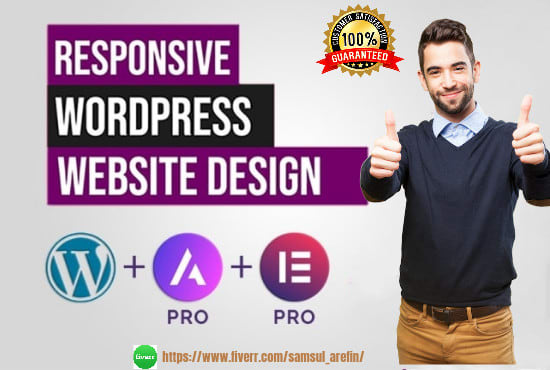 I will do wordpress website by astra pro and elementor pro