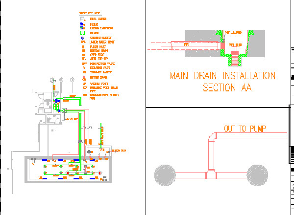 I will draft and design swimming pool layout