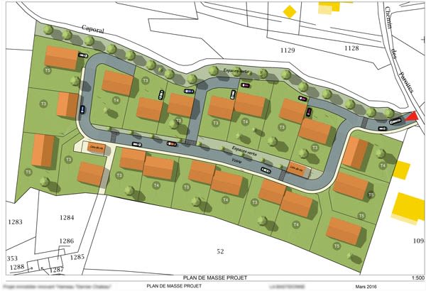 I will draw an architectural site plan