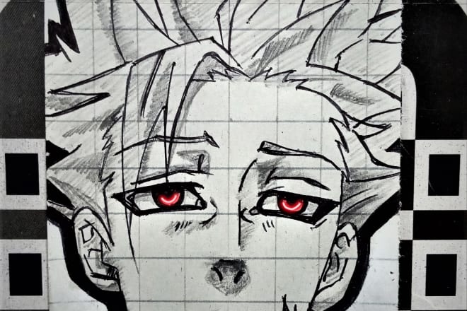 I will draw anime characters, 3d art, and quick sketches for you