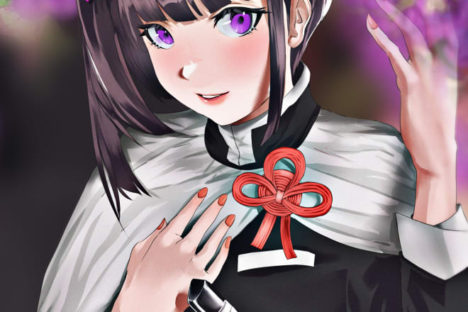 I will draw anime style illustration