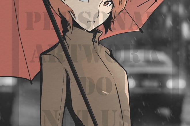 I will draw any characters in anime style