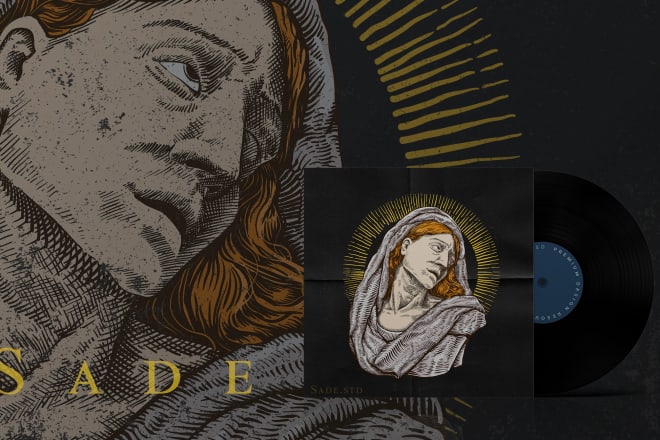 I will draw artwork illustration with vintage engraving style