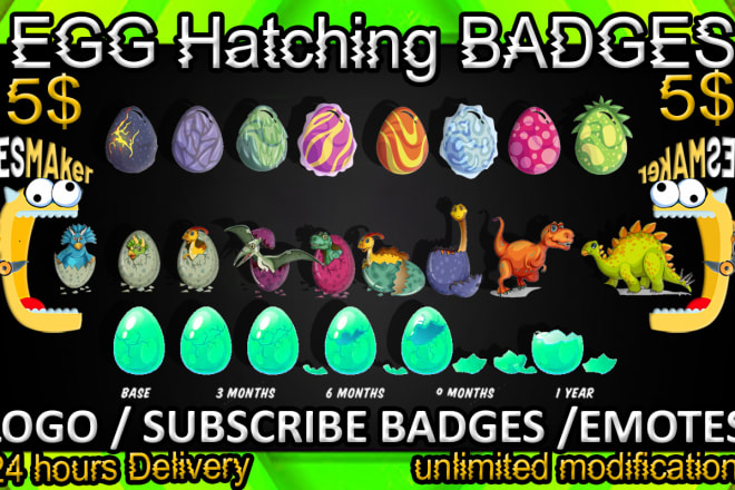 I will draw awesome twitch emotes and sub badges for you