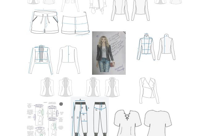 I will draw fashion illustration, sketch and vectorize any file