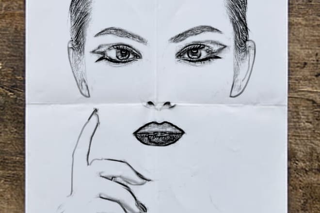 I will draw portrait for 5 dollar your face or any picture