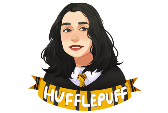 I will draw you as a harry potter character