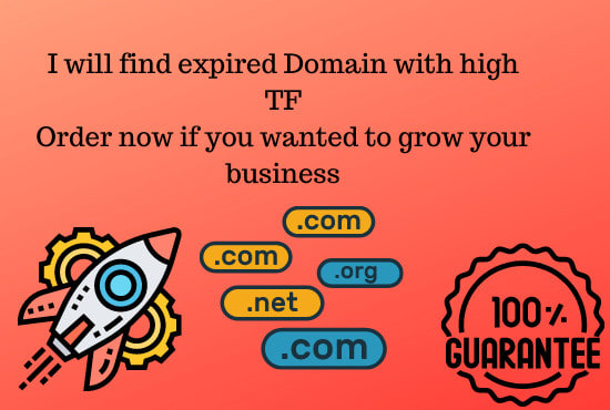 I will find expired domains with high tf