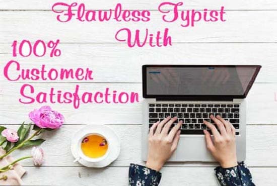 I will flawlessly do typing job in english arabic and urdu