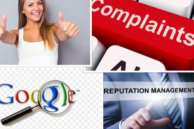 I will help you to maintain your online reputation management