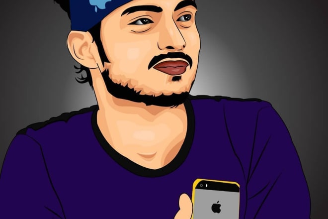 I will ill draw awesome vector art or cartoon portrait of your photos