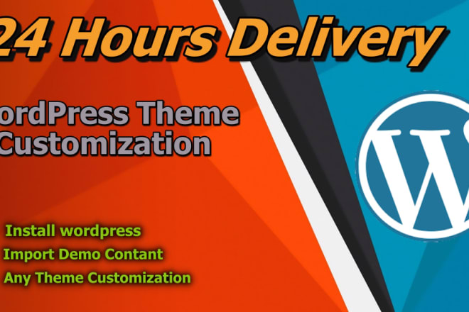 I will install wordpress theme and create responsive website design