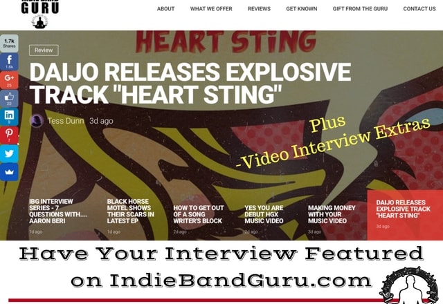 I will interview your band for the indiebandguru music blog