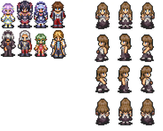 I will make 16bit rpg style sprites