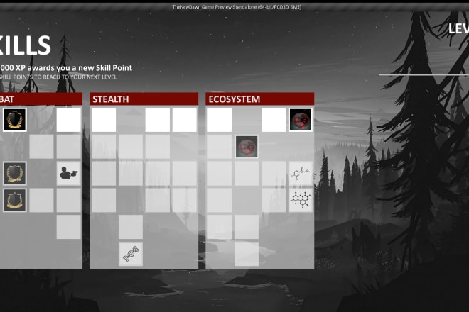 I will make a complete aaa level skill tree system