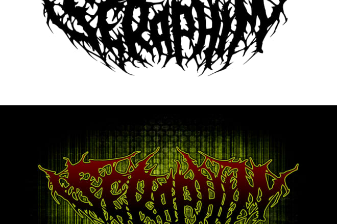 I will make a logo design for the death metal band