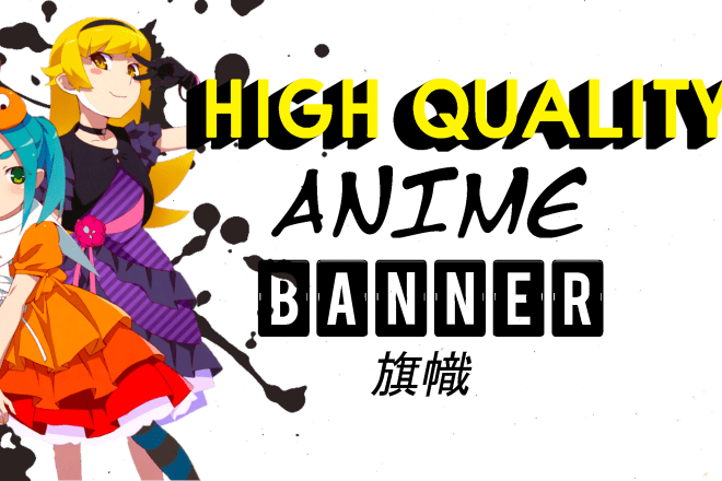 I will make anime banners and matching pfp