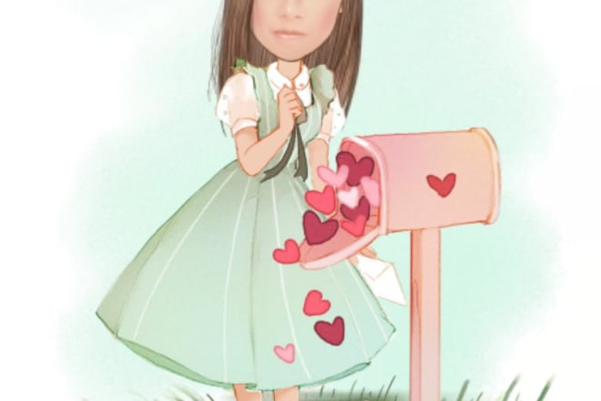 I will make caricatures or cartoons from your photo