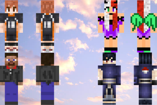 I will make customized minecraft skins