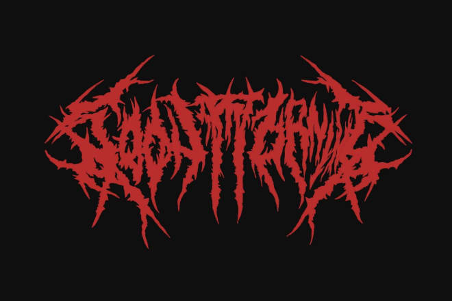 I will make logo band metal, hardcore, and punk