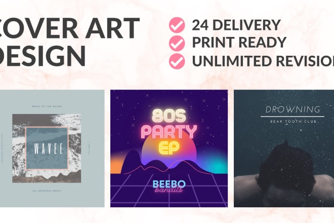 I will make unique music album cover art design artwork or ep cover