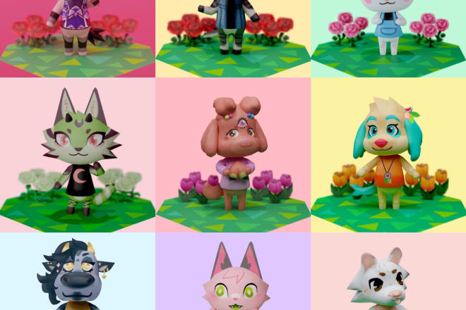 I will make you a custom animal crossing villager