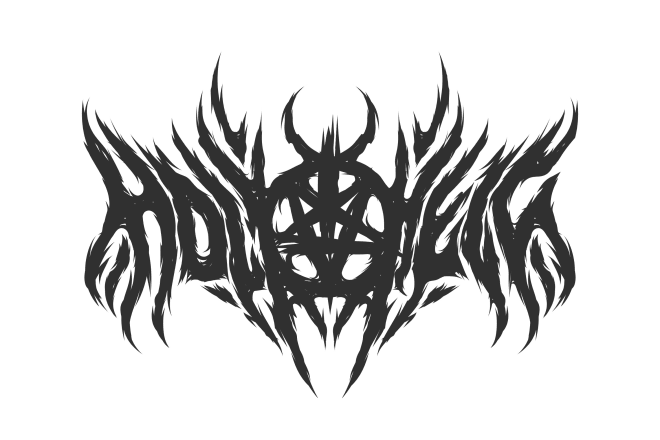 I will make your brutal metal band logo type