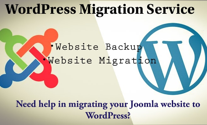 I will migrate joomla to wordpress