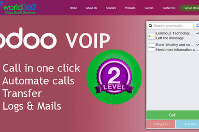 I will odoo asterisk voip integration for fully CRM and call center solutions